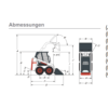 Kompaktlader Bobcat 1,3 t/ 0,25m³
